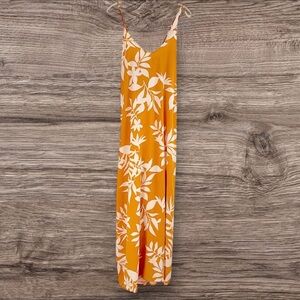 Old Navy Yellow Floral Maxi Dress – Size XL